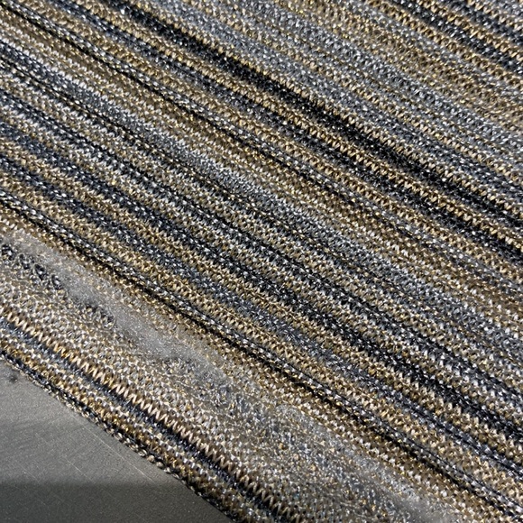 Easywear by Chico’s Metallic Open Front Cardigan Size 1 (M) - Picture 9 of 9